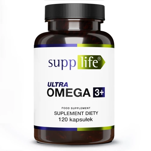 Supplife - ULTRA Omega 3+ - 120 kapsułek Supplife - ULTRA Omega 3+ - 120 kapsułek